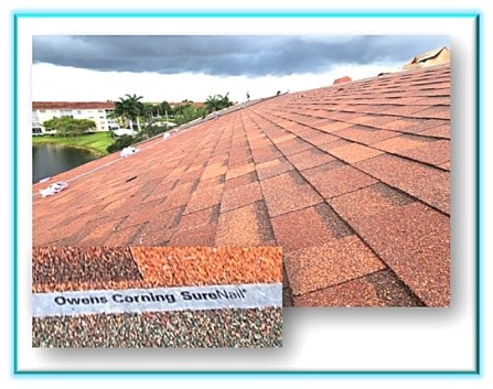 Completed Owens Corning SureNail shingle roof on condo building – Job 22-070-D