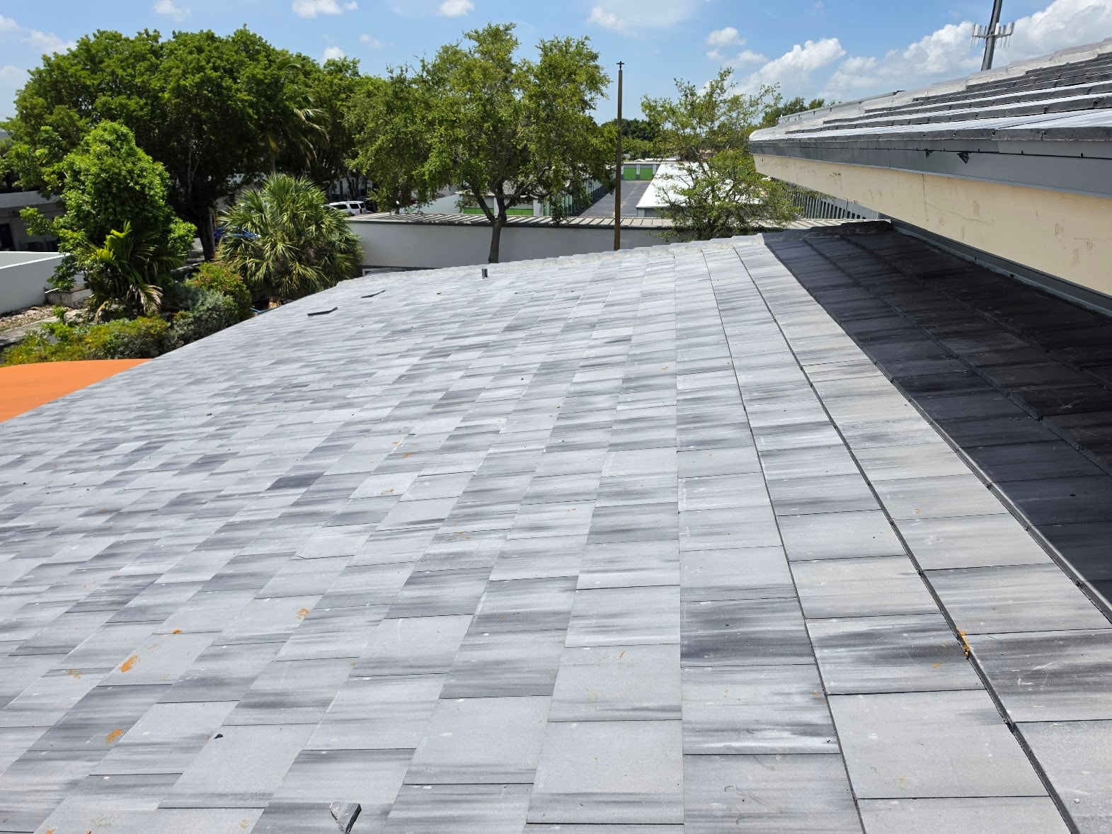 Concrete tile field installation in progress – Job 25-127