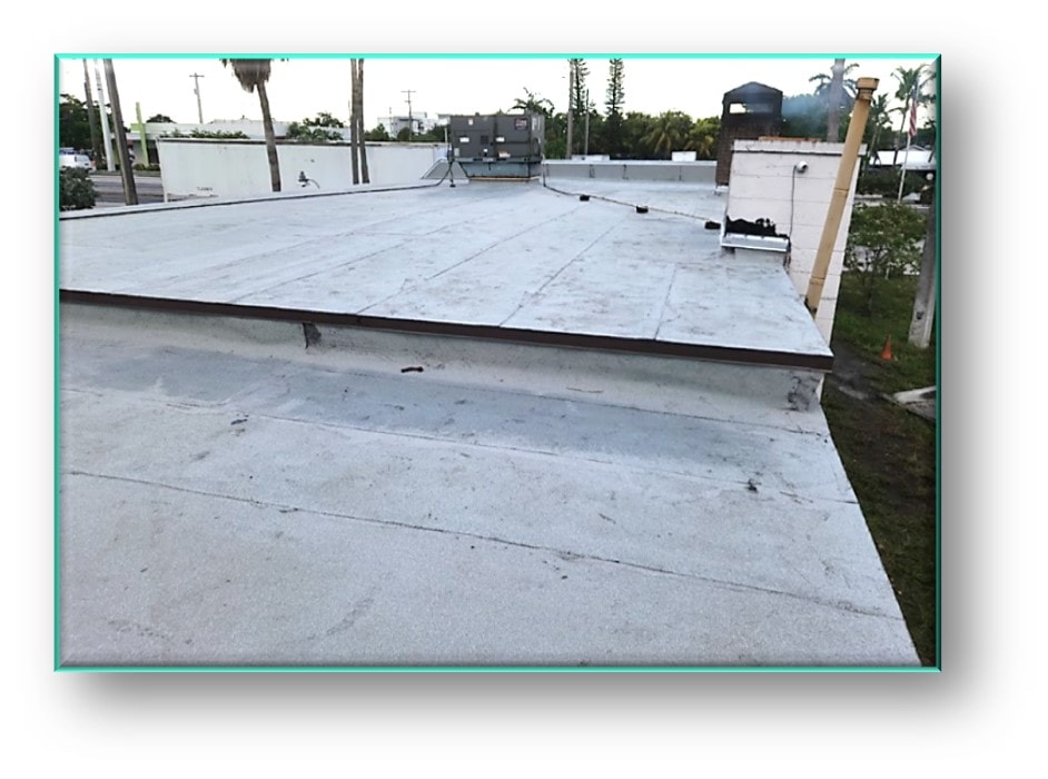 Completed flat roof with parapet wall – Job 26-016